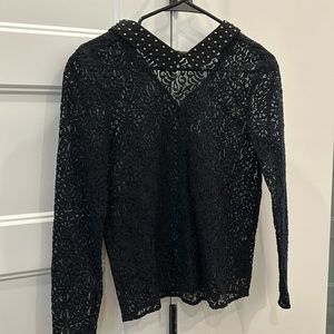 Kooples lace and studded top.